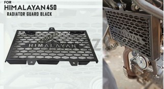 Fit For Royal Enfield New Himalayan 450 Steel Radiator Guard Black